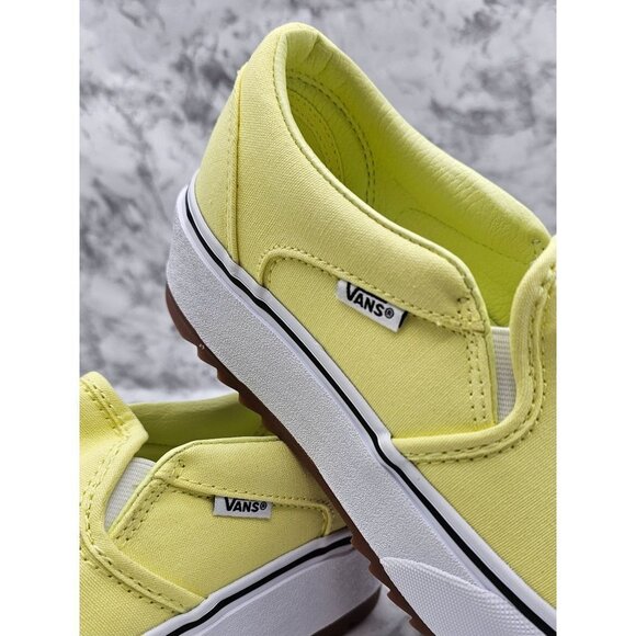 Vans Asher Platform St Canvas Light Green Women's Shoes Size 9.5 - Picture 8 of 11